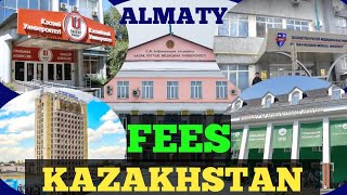 Kazakhstan के सभी मेडिकल कॉलेज की फीस क्या है #kazakhstan #almaty #mbbsinkazakhstan #almaty #mbbs