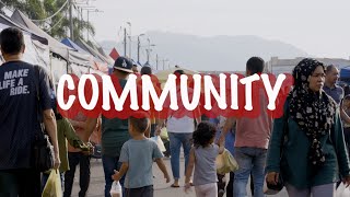 Community is the main theme in a short documentary about the Manjung Night Market in Malaysia.