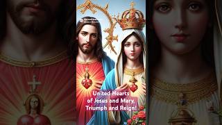 United Hearts of Jesus and Mary #catholic #christian #short #jesus #jesuschrist