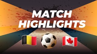 Belgium vs Canada | 2022 FIFA World Cup | Match Highlights | Realistic Gameplay