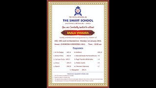 BAALA VIHAARA | THE SMART SCHOOL ANNUAL DAY | 1st JAN 2024 | LIVE