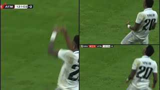 Vinicius Junior Goal Celebration Against Atletico Madrid