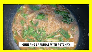 GINISANG SARDINAS WITH PETCHAY | TIPID ULAM