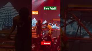 Nora Fetehi Dancing With Rema On Nach Meri Rani | #india #rema #norafatehi