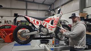 2024 Kove 450 Rally Oil Change Video 2