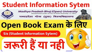 Bhoj University SIS Registration| BHOJ (OPEN) University | Student Information System|open book exam