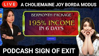 PODCASH UPDATE ⛔ SIGNS OF EXIT BERMONTH PROMO ⛔ 195% ROI IN JUST 6 DAYS PONZI SCHEME MODUS