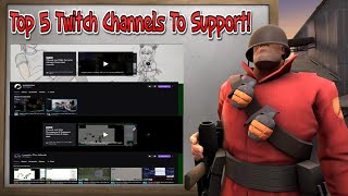 Top 5 Twitch Channels To Support!