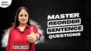 Master Re Order Sentences | Puneet Chopra | Saviour Education Abroad