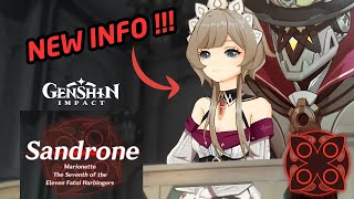 NEW INFO ON SANDRONE??? | STORY, PERSONALITY & VOICELINES | Genshin Impact