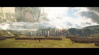 I put The Ride of The Rohirrim music over the Battle of Wakanda