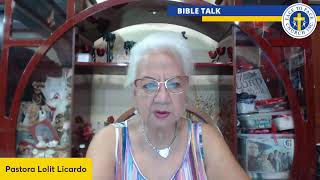 Friday Bible Talk with Pastora Lolit Licardo