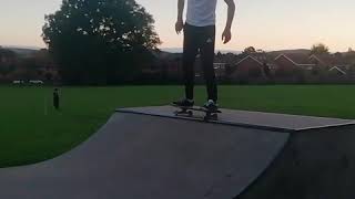 50-50 on the 2ft mini ramp