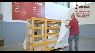 How to: Unpacking Nova Components - SUITE Lift HY + PORTE SCORREVOLI + VANO MURATURA| Nova Elevators