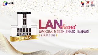 LAN Award Apresiasi Makarti Bhakti Nagari