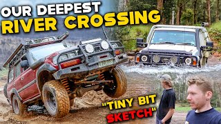 4x4 CAMPING TRIP in HIGH COUNTRY! DEEP RIVERS, STEEP MOUNTAINS & HISTORY