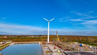 CBRE | Démontage d'une éolienne Shell (Baie de Somme)