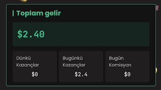 GÜNDƏLİK 2.40 DOLLAR QAZANC BİRJALARA ÇIXARIŞ #pulqazan #pulqazanma #pulqazanmaq