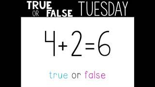 Number Talk: True or False Tuesday (April 14, 2020)