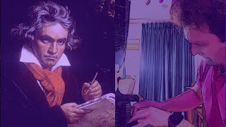 Beethoven Pathétique in Cartoon Style