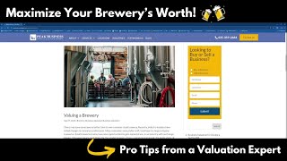 Maximize Your Brewery’s Worth: Pro Tips from a Valuation Expert | Peak Business Valuation