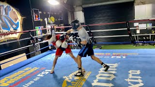 SPARRING AT THE BOXING GYM!!!