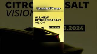 Upcoming Citroen basalt (first suv coupe in india)