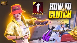 How To Clutch 🔥 | 2 Finger Best Sensitivity & Controls | No Gyroscope Thumb Player |  PUBGM