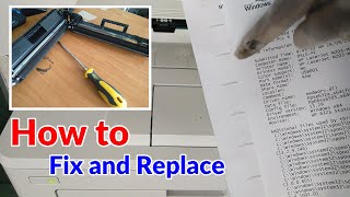 How to fix error and replace toner cartridge hp printers