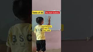 Table of 35 anshgangwar #multipication #viralvideo #maths #table2to20#tableof35 #fuunyvideo #maths