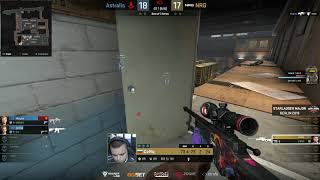 CS:GO - CERQ ace clutch into double OT