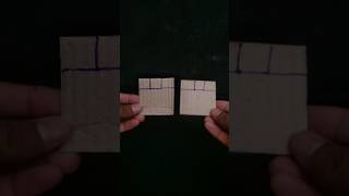 easy card board experiment | #experiments #shorts #youtubeshorts