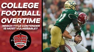 CFB Overtime Podcast Ep. 4: Which title contender is most vulnerable?