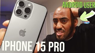 iPhone 15 Pro: Switching from Samsung Galaxy S23 Ultra?