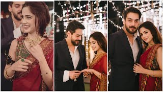 Aima Baig & Shahbaz Shigri Offical  Engagement video #shorts #shortvideoyoutube