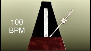 100 BPM Metronome Sound Effect and Stock Video - 10 MIN | 3 of 4 Videos