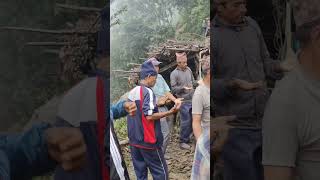 Nepali cultural dance in Rolpa village