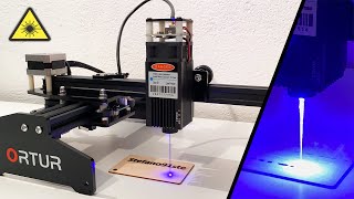 CNC Laser Ortur 15 Watt from Gearbest - Assembly and How to Use