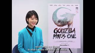 GODZILLA MINUS ONE | Minami Hamabe on preparing for her role | In cinemas NOW