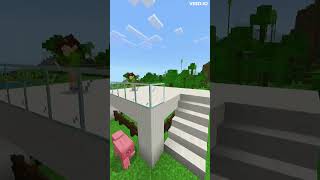 Minecraft: Building a Starter Home #shorts