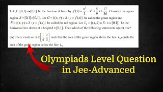 Olympiad level Questions in Jee-Advanced