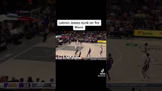 Lebron Dunk on Tre Mann part 1 #2k22 #nba #lockercodes #short #glitch #xp