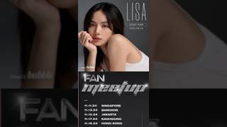 BLACKPINK Lisa's Fan MeetUp Asia Tour In Singapore in November #shorts #blackpink #lalalalisa