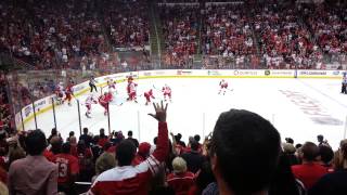 Red Wings force OT against Hurricanes