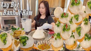 Chia Sẻ Xay Nếp Để Làm Bánh Ít Ram Rất Là Mềm Dẻo Và Ngon Ơi Là Ngon  - Savory Sticky Rice Dumplings