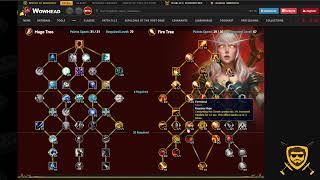 World of Warcraft: Dragonflight | Class Talent Trees | Fire Mage | Alpha