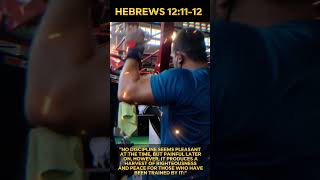 HEBREWS 12:11-12 #exercise #fitness #gymmotivation