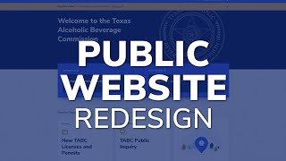 TABC Public Website Redesign Preview