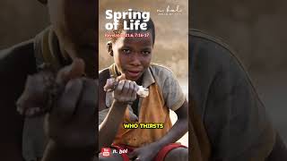 Spring of Life | Revelation 21:6, 7:16-17 #ytshorts #bible #motivation #acts #breadoflife