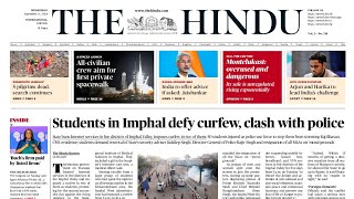 11 September 2024 | The Hindu Newspaper Analysis | Current Affairs 2024 #UPSC #IAS #Todays The Hindu